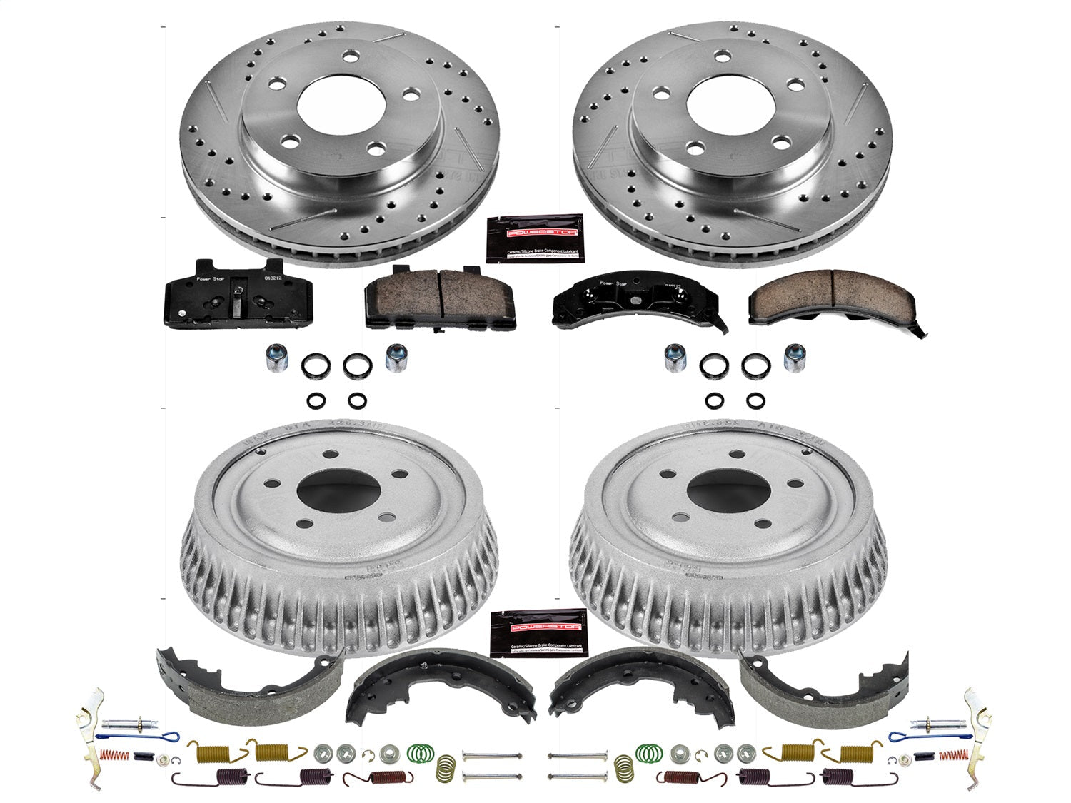 PowerStop Front & Rear Z23 Evolution Sport Brake Kit | Buick Century (84-92) (K15081DK)