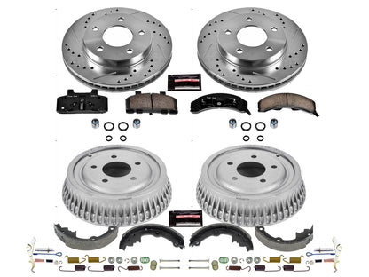 PowerStop Front & Rear Z23 Evolution Sport Brake Kit | Buick Century (84-92) (K15081DK)