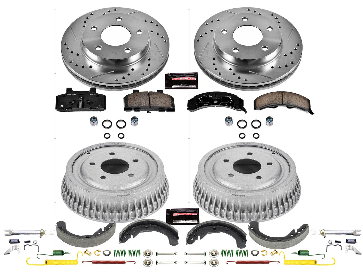 PowerStop Front & Rear Z23 Evolution Sport Brake Kit | Buick LeSabre (86-90) (K15084DK)