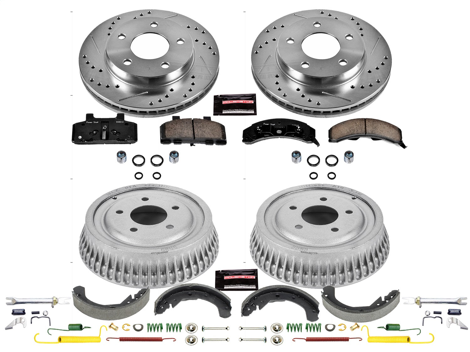 PowerStop Front & Rear Z23 Evolution Sport Brake Kit | Buick LeSabre (86-90) (K15084DK)