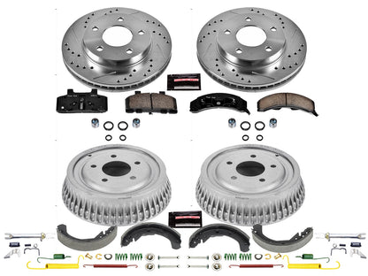 PowerStop Front & Rear Z23 Evolution Sport Brake Kit | Buick LeSabre (86-90) (K15084DK)