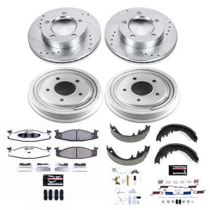 PowerStop Front & Rear Z36 Truck & Tow Brake Kit | Ford F-150 (94-96) (K15093DK-36)