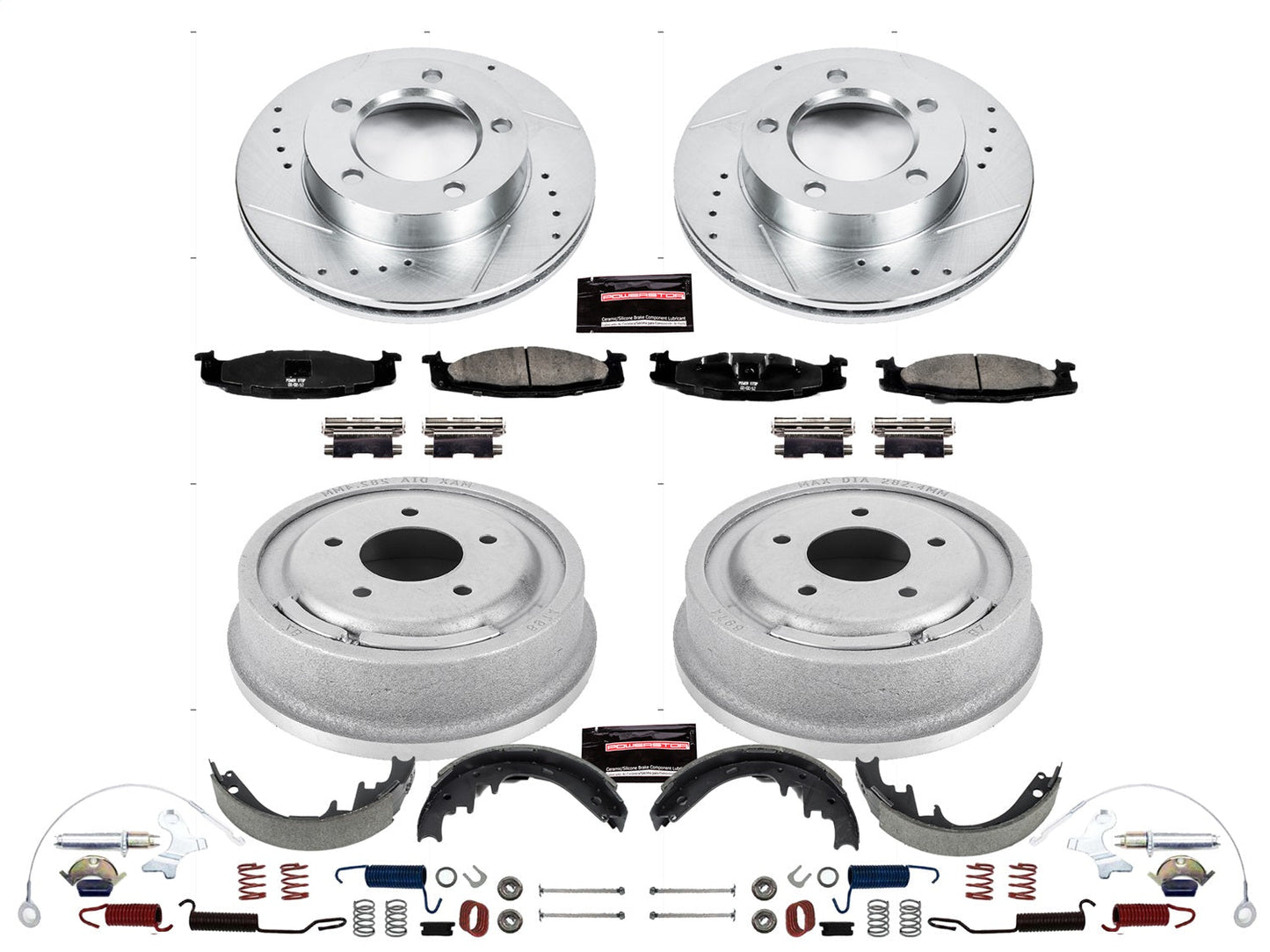 PowerStop Front & Rear Z23 Evolution Sport Brake Kit | Ford F-150 (94-96) (K15093DK)
