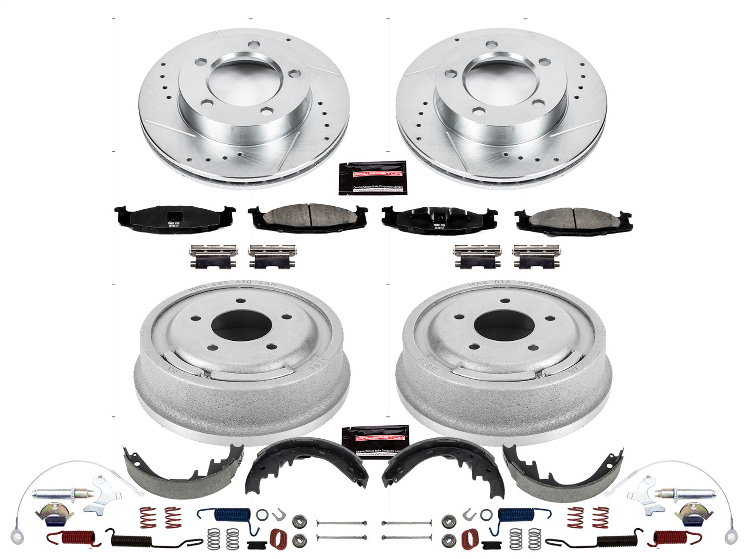 PowerStop Front & Rear Z23 Evolution Sport Brake Kit | Ford F-150 (94-96) (K15093DK)