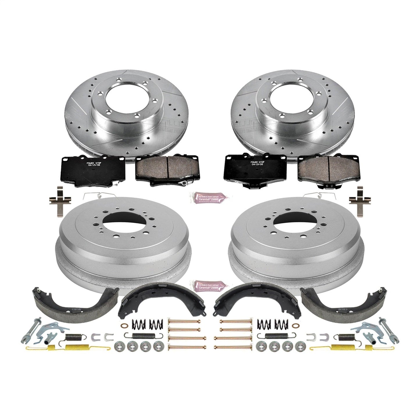 PowerStop Front & Rear Z23 Evolution Sport Brake Kit | Toyota 4Runner (91-95) (K15094DK)