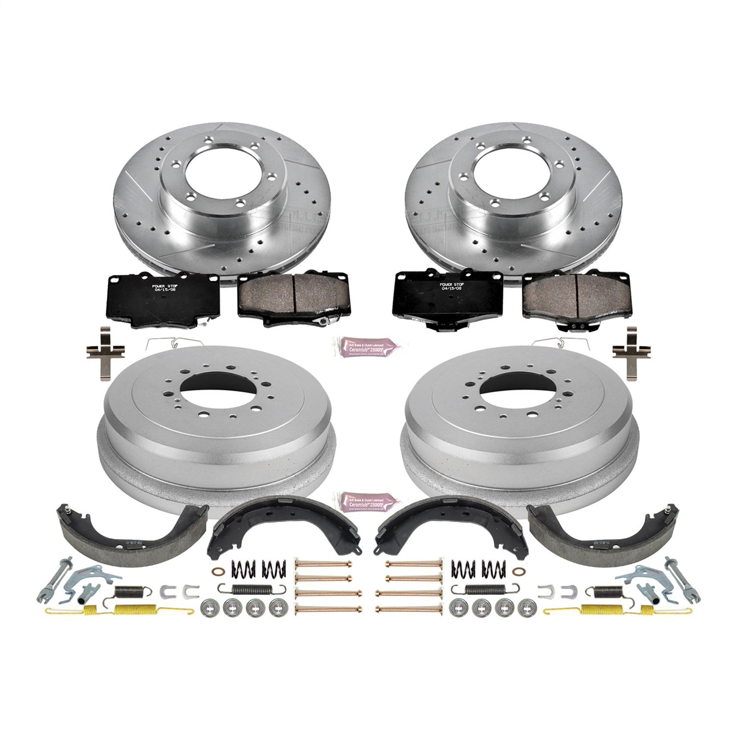 PowerStop Front & Rear Z23 Evolution Sport Brake Kit | Toyota 4Runner (91-95) (K15094DK)