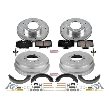 PowerStop Front & Rear Z23 Evolution Sport Brake Kit | Toyota 4Runner (91-95) (K15094DK)