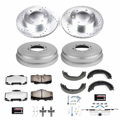 PowerStop Front & Rear Z36 Truck & Tow Brake Kit | Toyota 4Runner (95-00) (K15096DK-36)