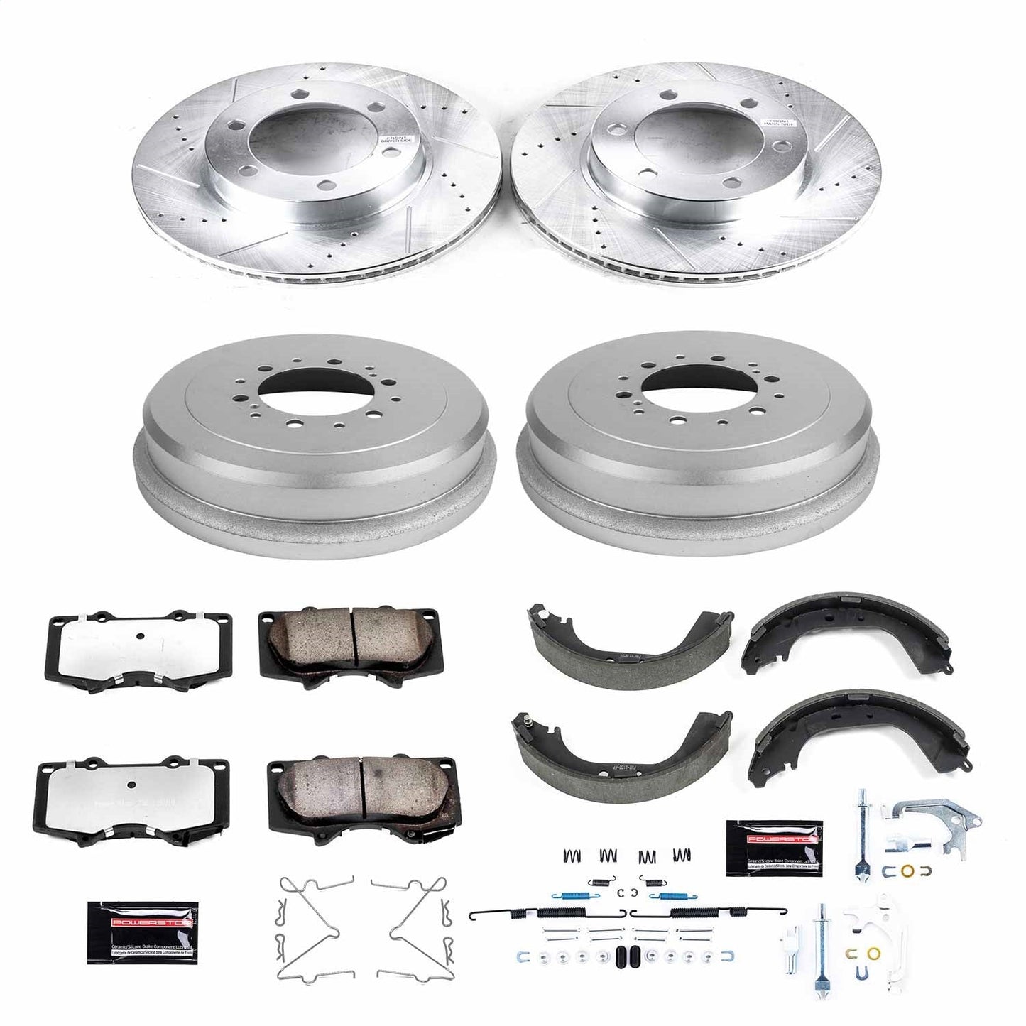 PowerStop Front & Rear Z36 Truck & Tow Brake Kit | Toyota Tundra (00-03) (K15098DK-36)