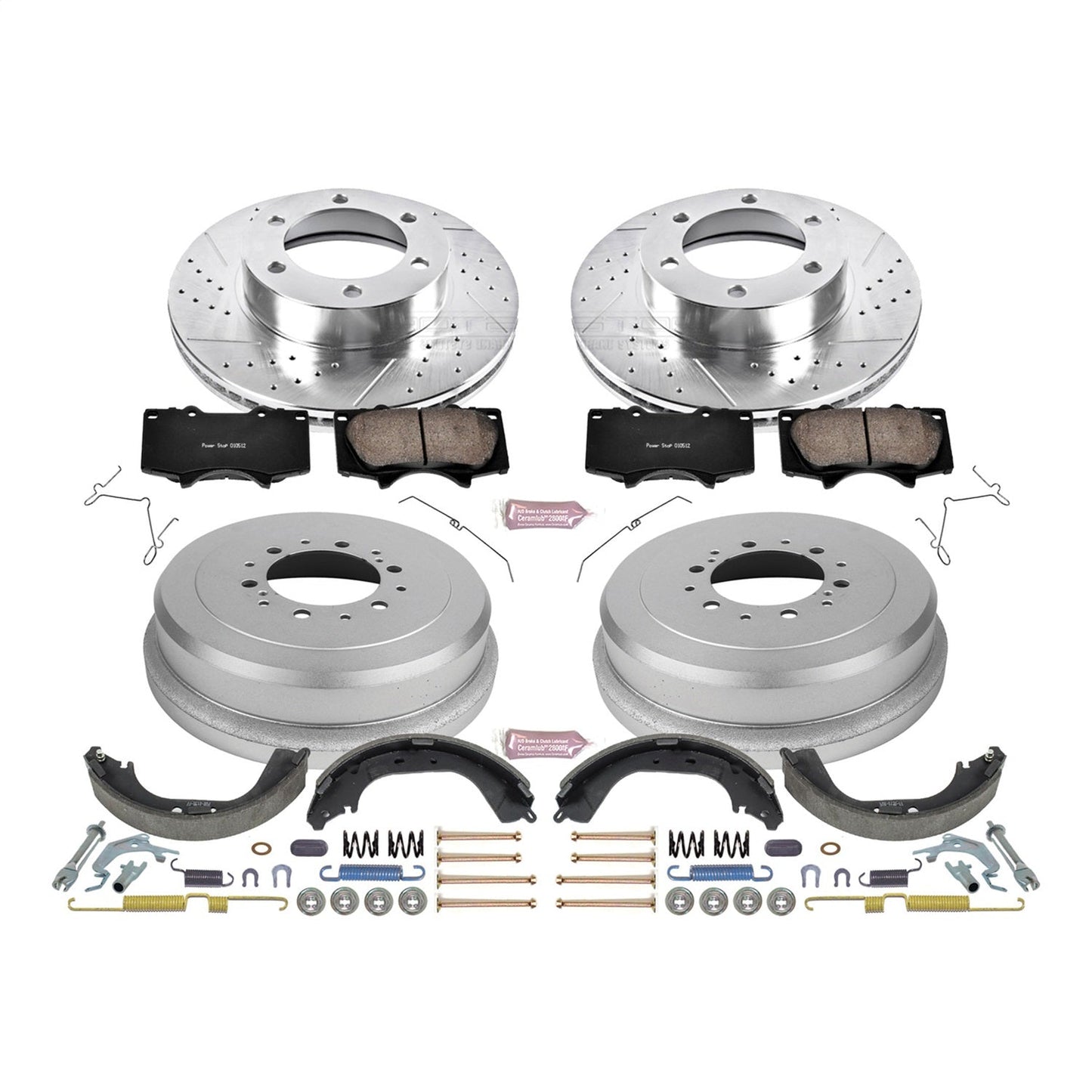 PowerStop Front & Rear Z23 Evolution Sport Brake Kit | Toyota Tundra (00-03) (K15098DK)
