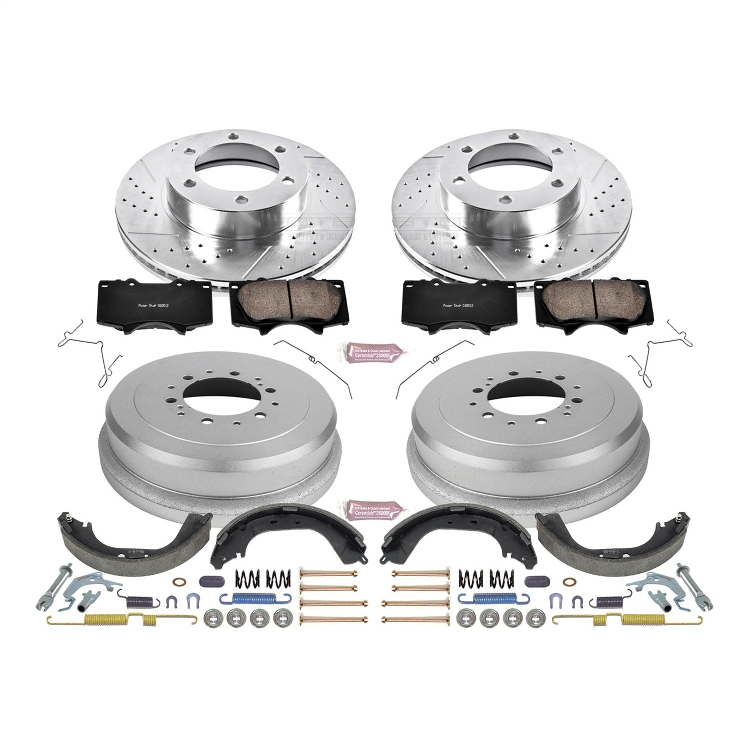 PowerStop Front & Rear Z23 Evolution Sport Brake Kit | Toyota Tundra (00-03) (K15098DK)