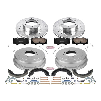 PowerStop Front & Rear Z23 Evolution Sport Brake Kit | Toyota Tundra (00-03) (K15098DK)