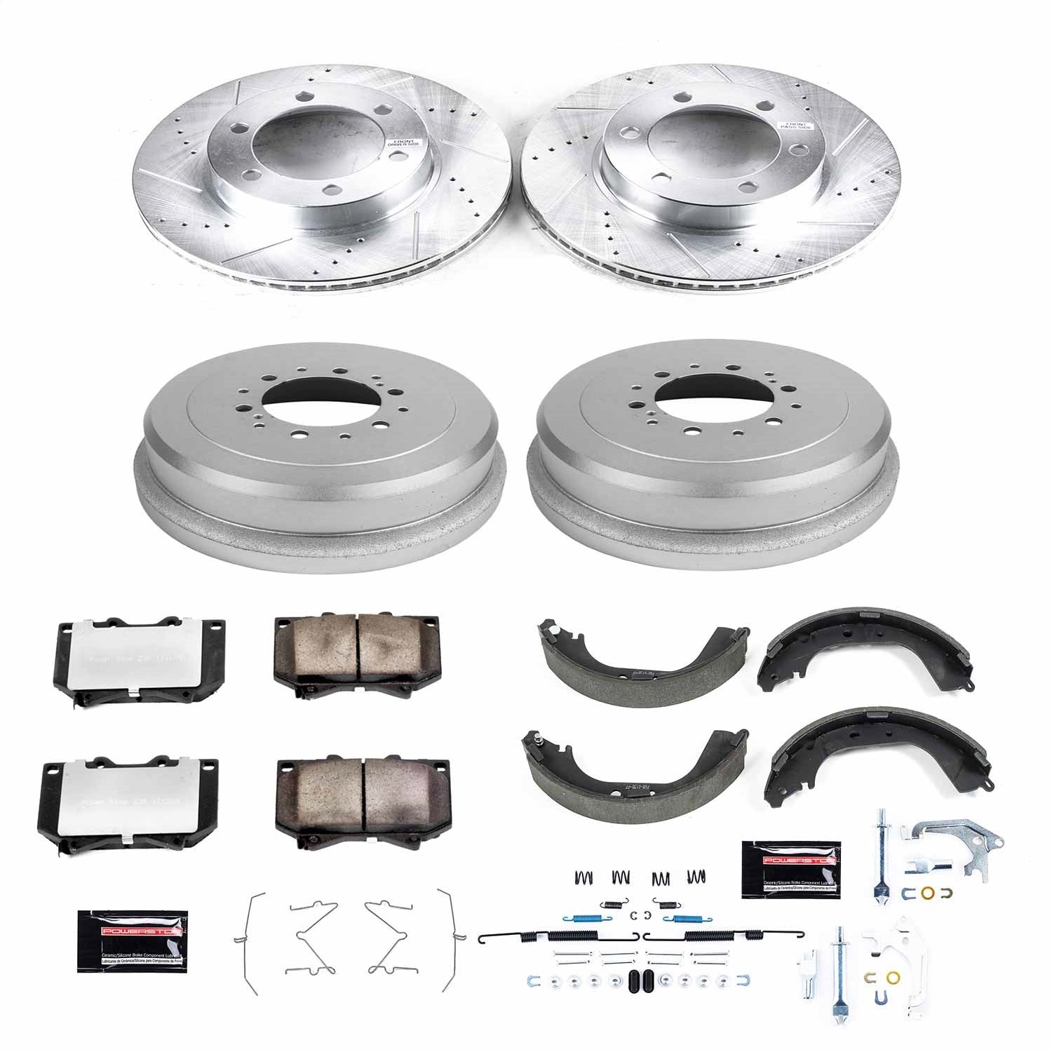 PowerStop Front & Rear Z36 Truck & Tow Brake Kit | Toyota Tundra (00-02) (K15099DK-36)