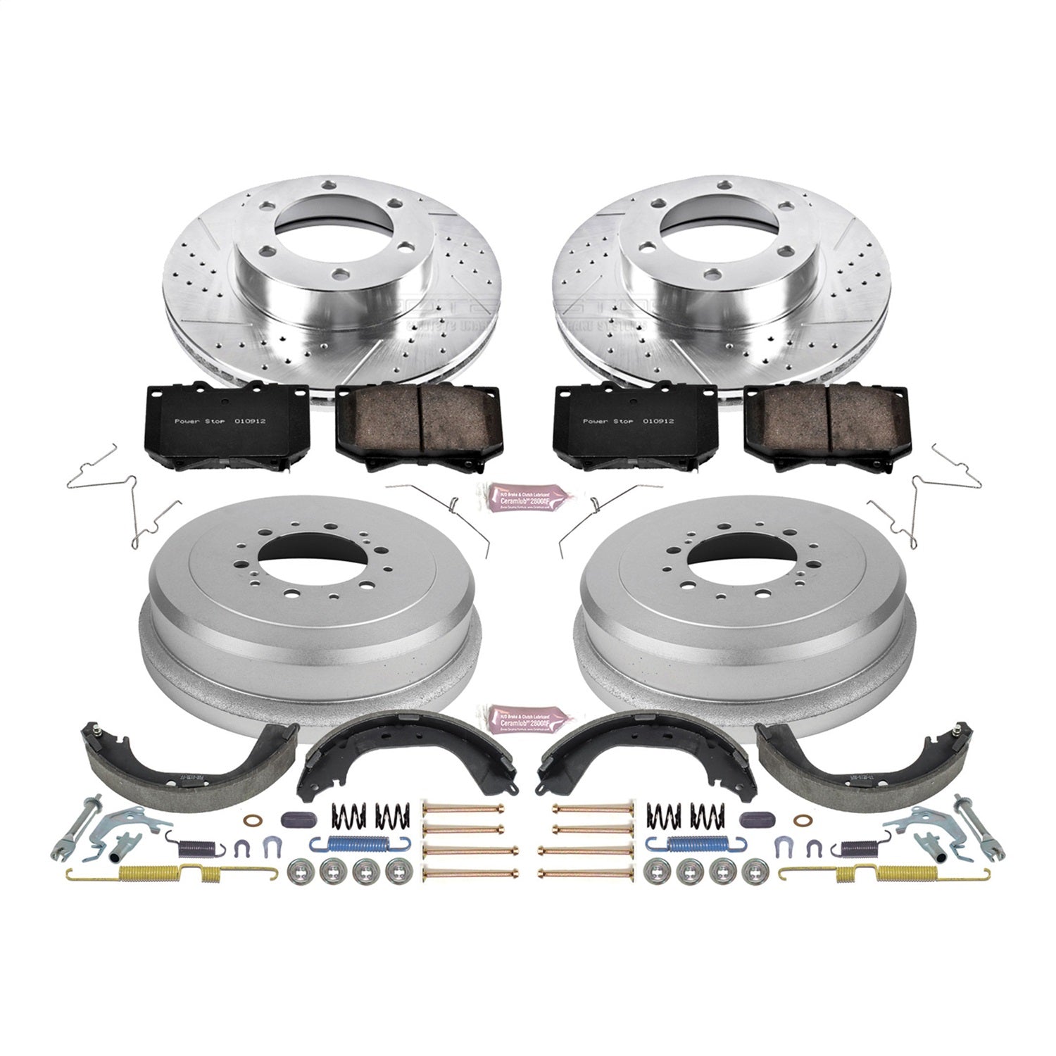 PowerStop Front & Rear Z23 Evolution Sport Brake Kit | Toyota Tundra (00-02) (K15099DK)
