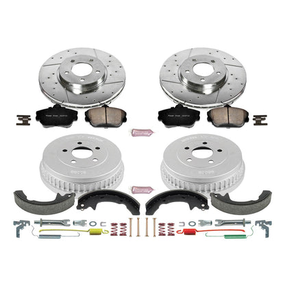 PowerStop Front & Rear Z23 Evolution Sport Brake Kit | Ford Taurus (01-07) (K15102DK)