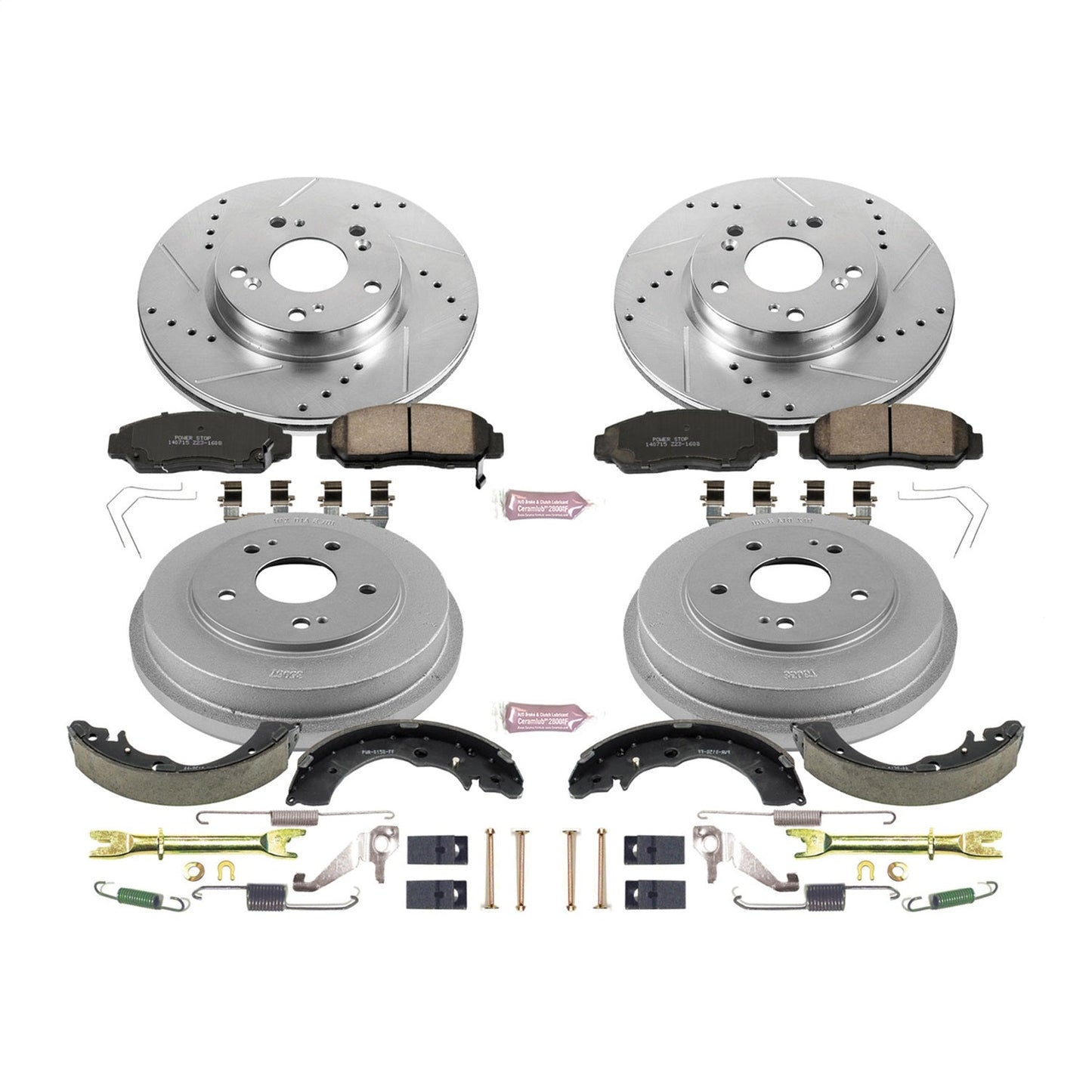 PowerStop Z23 Evolution Sport Front & Rear Brake Kit | Honda Civic (12-15) (K15113DK)