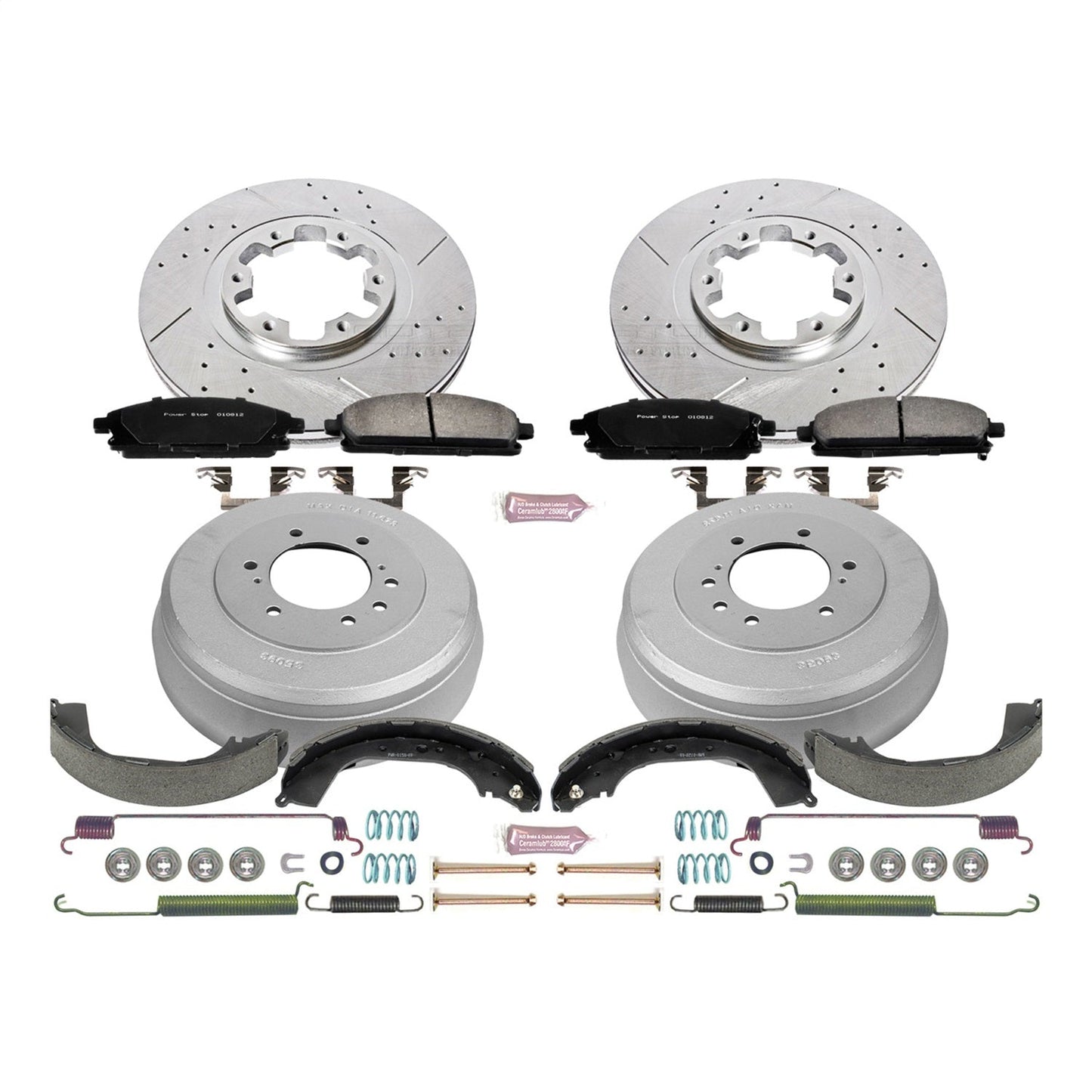 PowerStop Front & Rear Z23 Evolution Sport Brake Kit | Infiniti QX4 (97-03) (K15115DK)