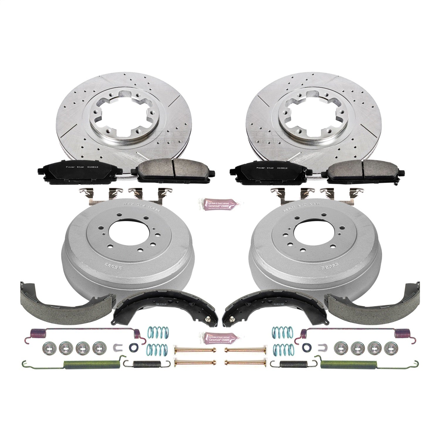 PowerStop Front & Rear Z23 Evolution Sport Brake Kit | Infiniti QX4 (97-03) (K15115DK)