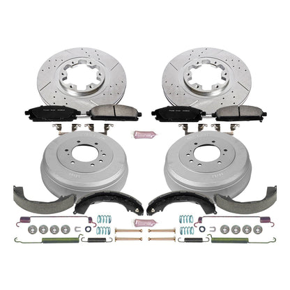 PowerStop Front & Rear Z23 Evolution Sport Brake Kit | Infiniti QX4 (97-03) (K15115DK)