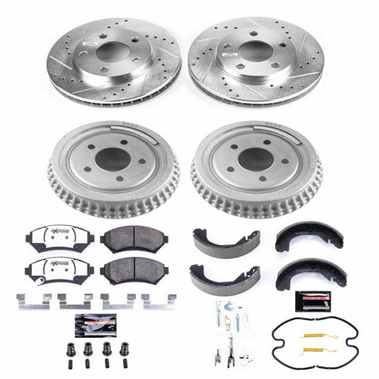 PowerStop Front & Rear Z26 Street Warrior Brake Kit | Buick Century (97-01) (K15120DK-26)