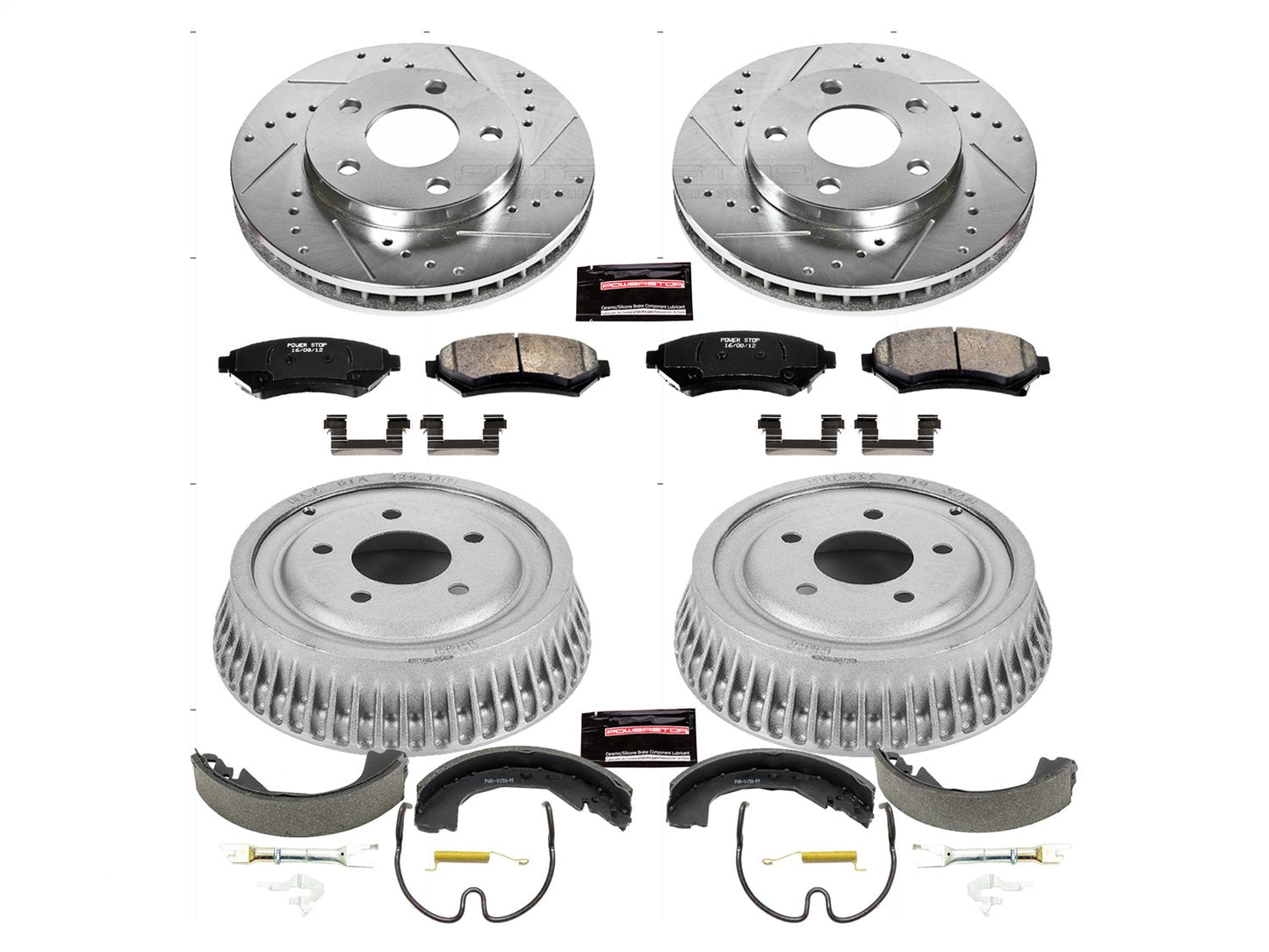 PowerStop Front & Rear Z23 Evolution Sport Brake Kit | Buick Century (97-01) (K15120DK)