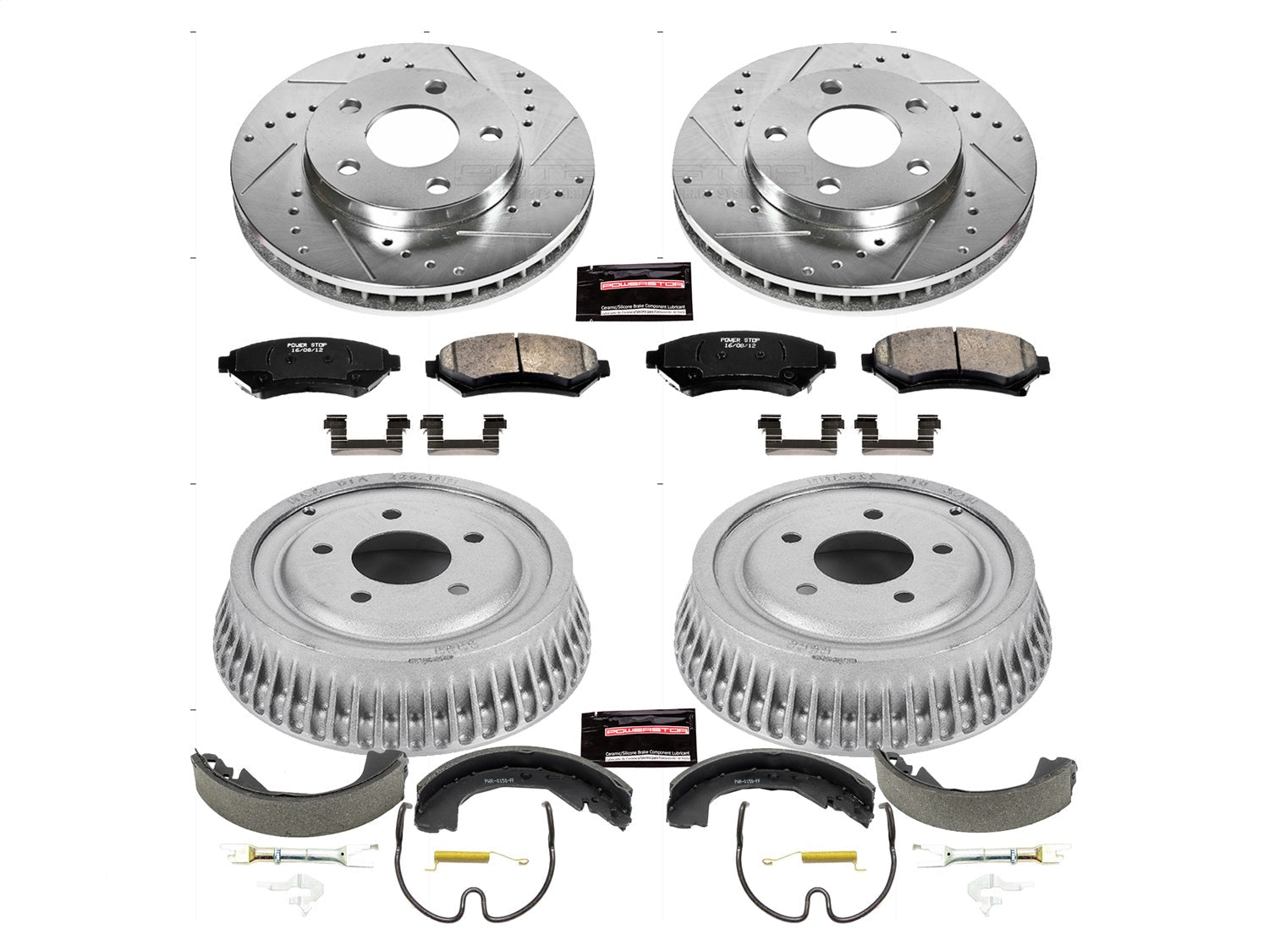 PowerStop Front & Rear Z23 Evolution Sport Brake Kit | Buick Century (97-01) (K15120DK)