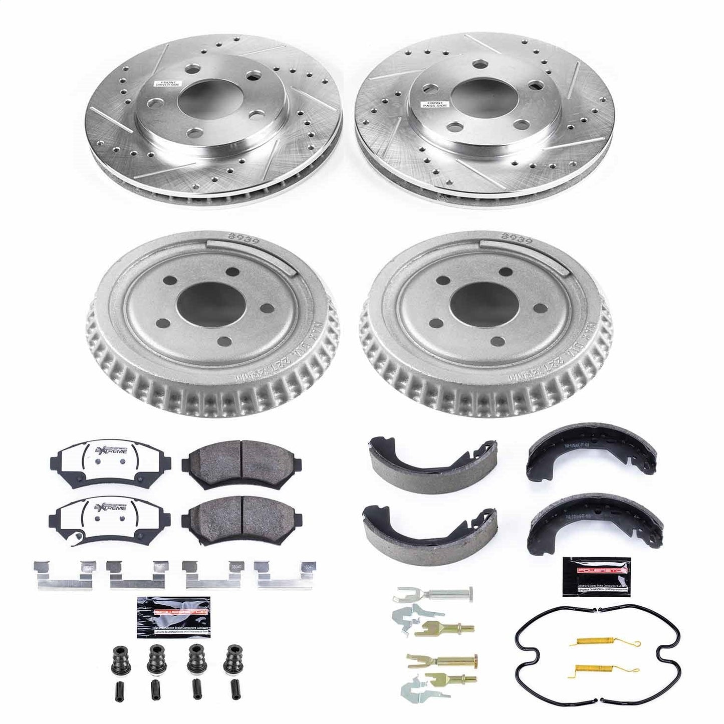 PowerStop Front & Rear Z26 Street Warrior Brake Kit | Buick Century (02-03) (K15121DK-26)