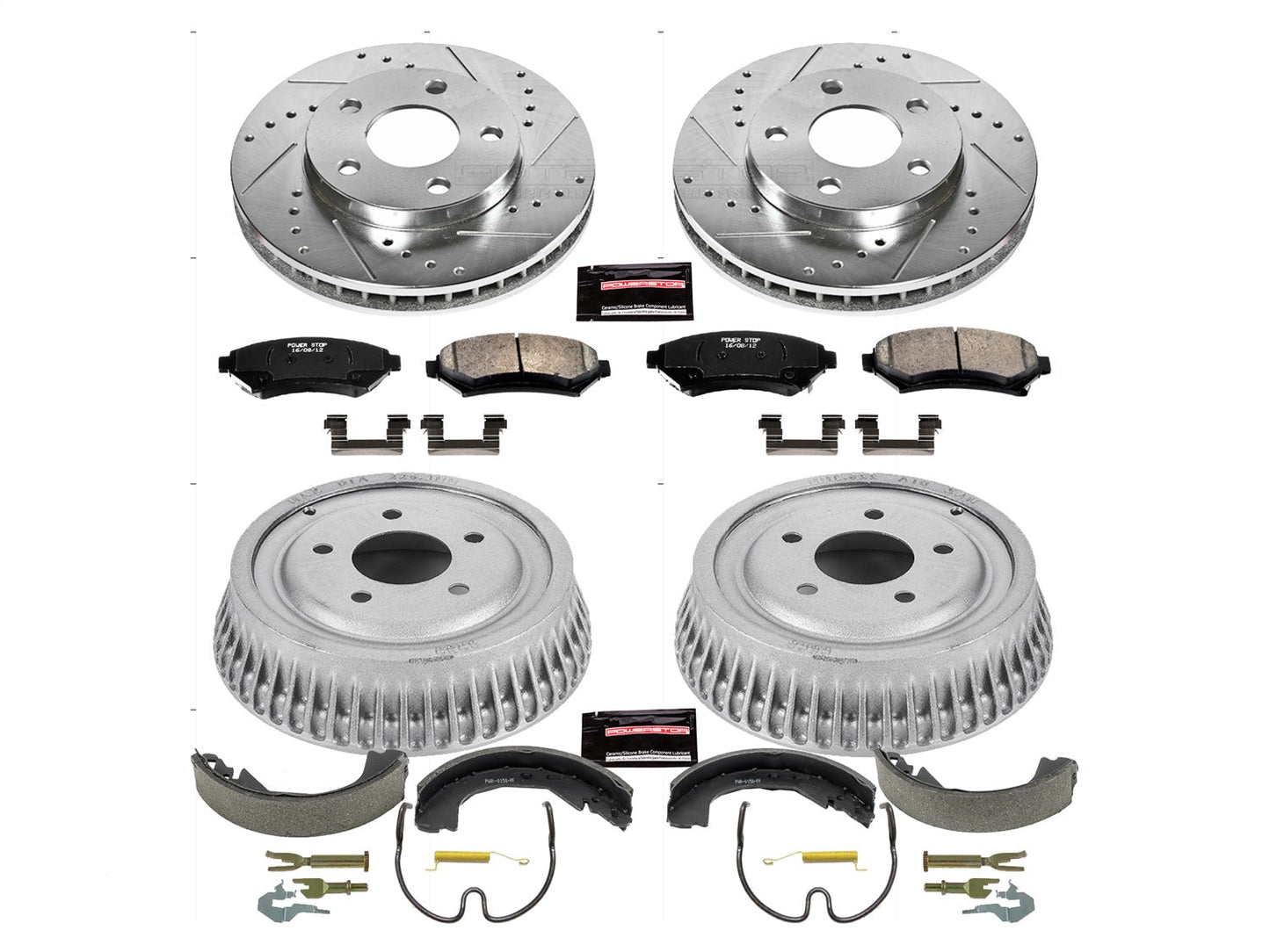 PowerStop Front & Rear Z23 Evolution Sport Brake Kit | Buick Century (02-03) (K15121DK)