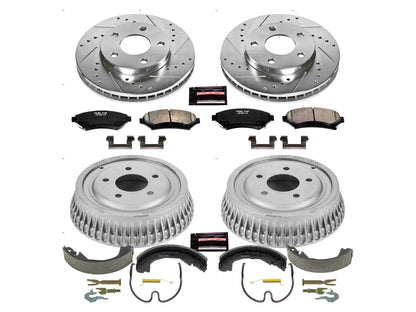 PowerStop Front & Rear Z23 Evolution Sport Brake Kit | Buick Century (02-03) (K15121DK)