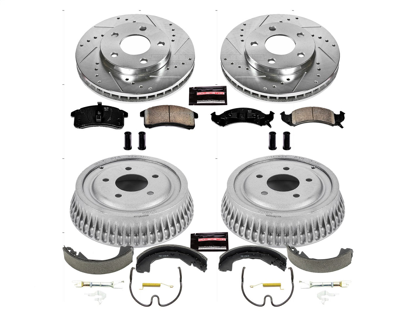 PowerStop Front & Rear Z23 Evolution Sport Brake Kit | Buick LeSabre (92-93) (K15122DK)