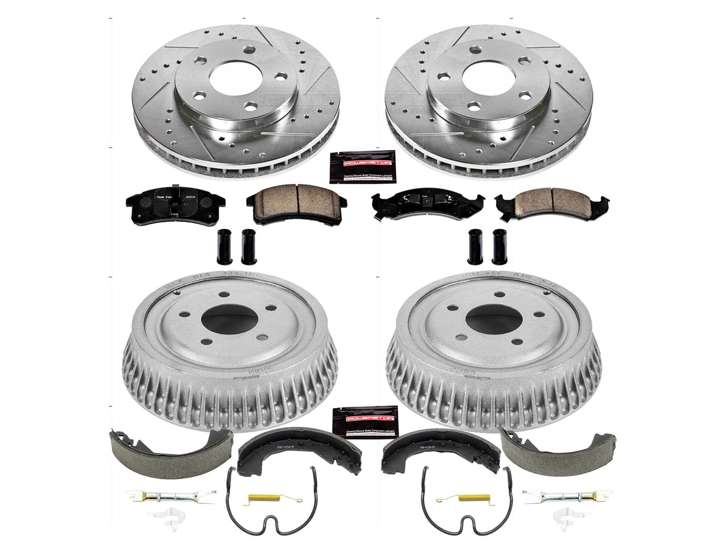 PowerStop Front & Rear Z23 Evolution Sport Brake Kit | Buick LeSabre (94-99) (K15123DK)