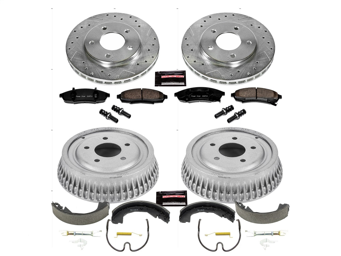 PowerStop Front & Rear Z23 Evolution Sport Brake Kit | Chevrolet Lumina (95) (K15124DK)