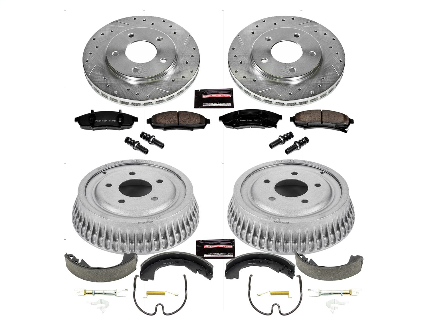 PowerStop Front & Rear Z23 Evolution Sport Brake Kit | Chevrolet Lumina (95) (K15124DK)