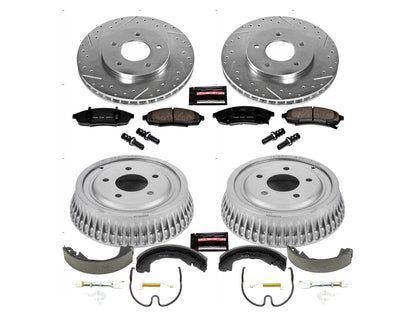 PowerStop Front & Rear Z23 Evolution Sport Brake Kit | Chevrolet Lumina (95-01) (K15125DK)