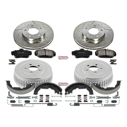 PowerStop Front & Rear Z23 Evolution Sport Brake Kit | Ford Windstar (95-98) (K15129DK)