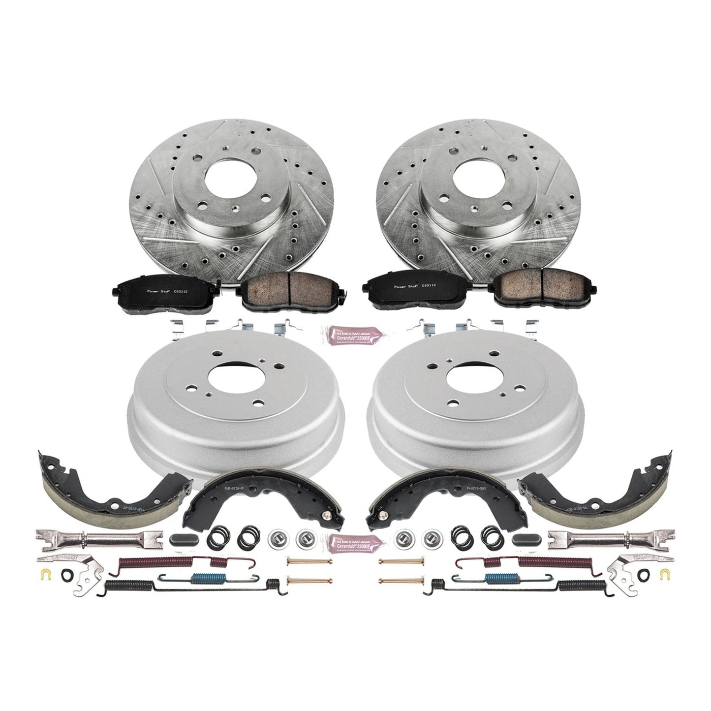PowerStop Front & Rear Z23 Evolution Sport Brake Kit | Nissan Altima (93-99) (K15135DK)