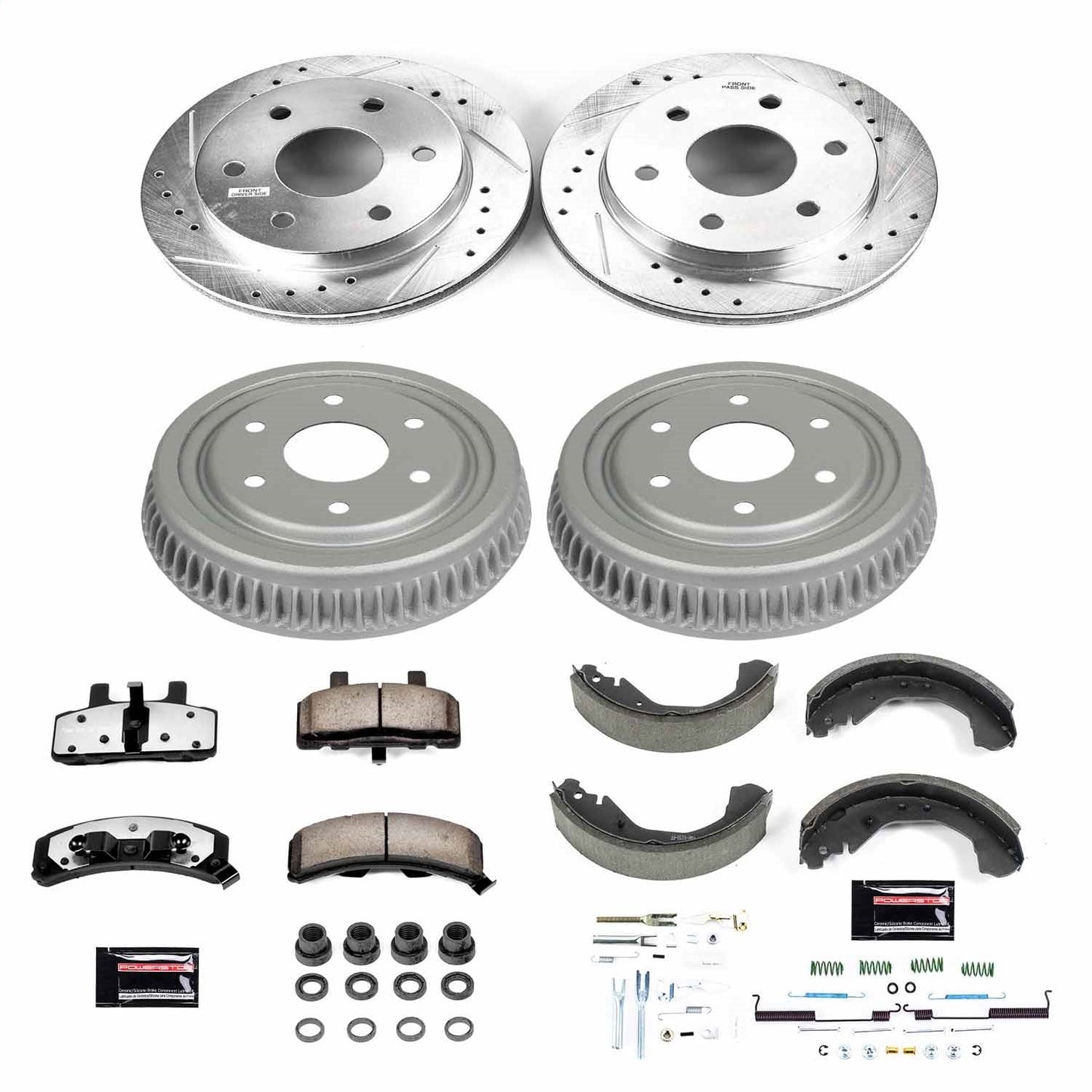 PowerStop Front & Rear Z36 Truck & Tow Brake Kit | Chevrolet K1500 (88-91) (K15136DK-36)