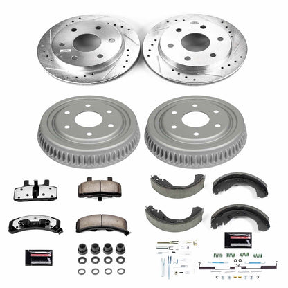 PowerStop Front & Rear Z36 Truck & Tow Brake Kit | Chevrolet K1500 (88-91) (K15136DK-36)