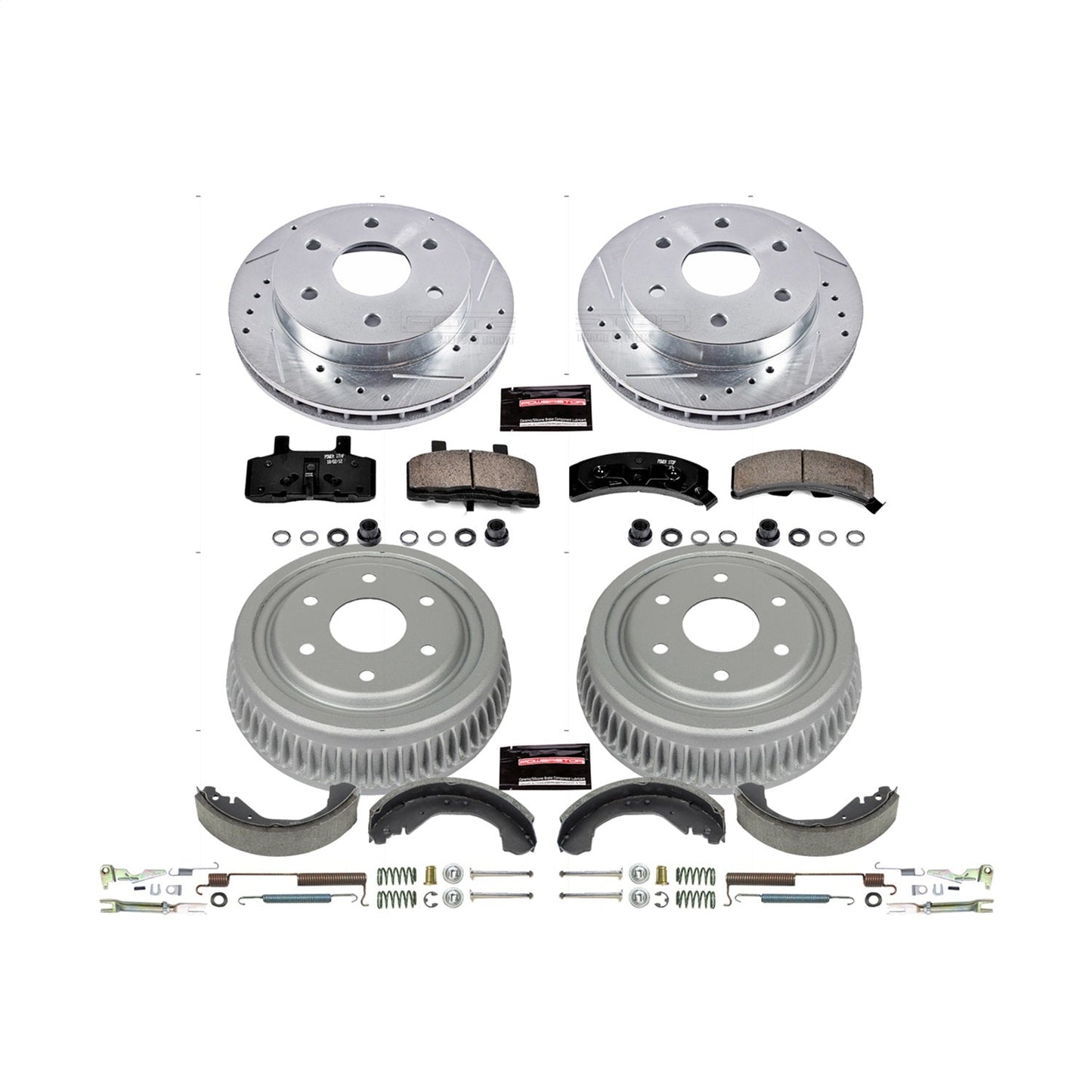 PowerStop Front & Rear Z23 Evolution Sport Brake Kit | Chevrolet K1500 (88-91) (K15136DK)