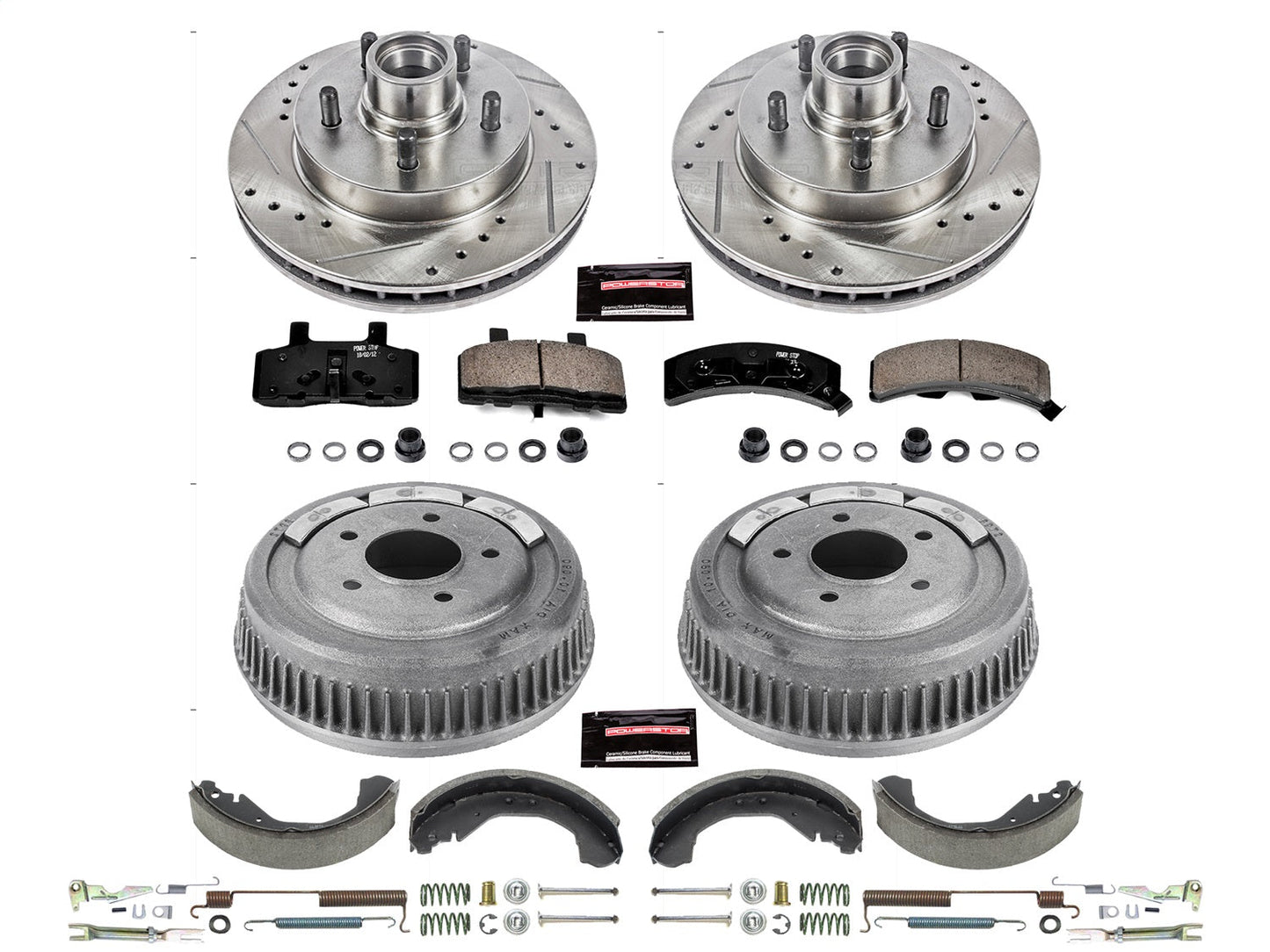 PowerStop Front & Rear Z23 Evolution Sport Brake Kit | Chevrolet Tahoe (95-00) (K15138DK)