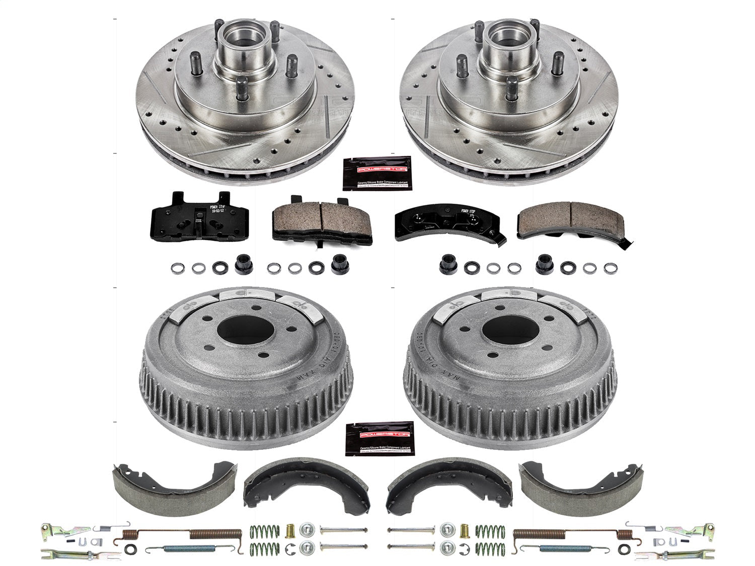 PowerStop Front & Rear Z23 Evolution Sport Brake Kit | Chevrolet Tahoe (95-00) (K15138DK)