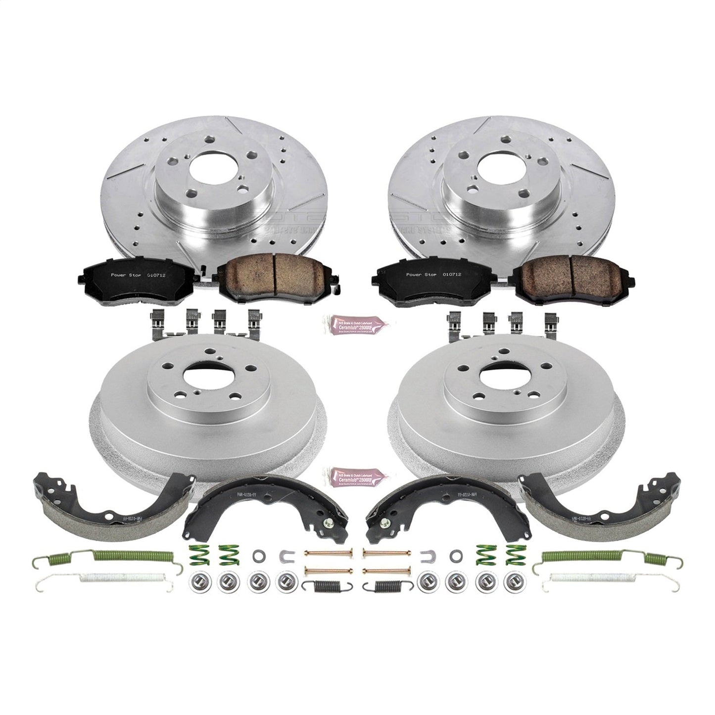 PowerStop Front & Rear Z23 Evolution Sport Brake Kit | Subaru Impreza (02-03) (K15141DK)