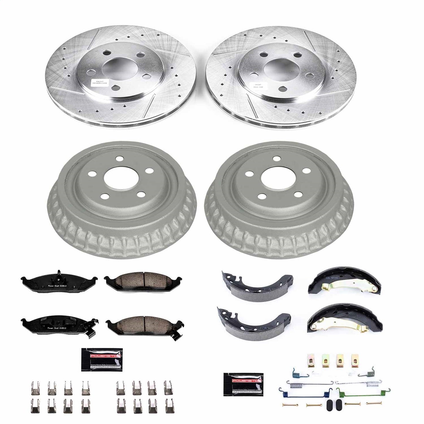 PowerStop Front & Rear Z23 Evolution Sport Brake Kit | Chrysler Cirrus (95-96) (K15143DK)