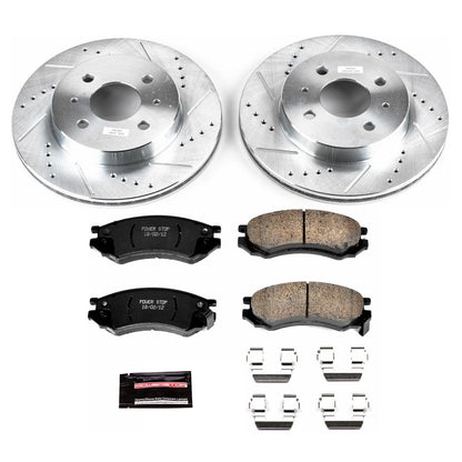 PowerStop Front Z23 Evolution Sport Brake Kit | Saturn SC (91-92) (K1515)