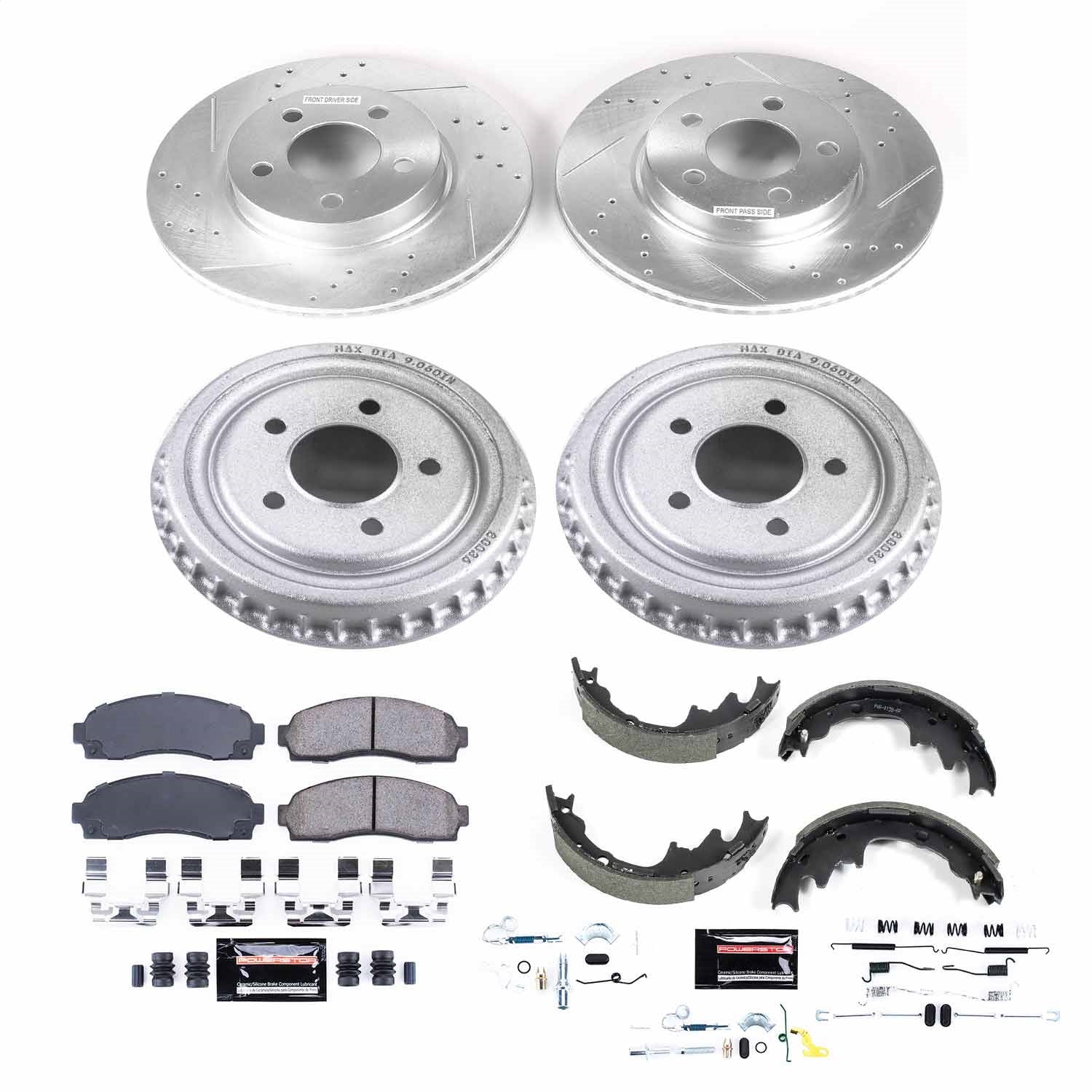 PowerStop Front & Rear Z23 Evolution Sport Brake Kit | Ford Ranger (03-09) (K15150DK)
