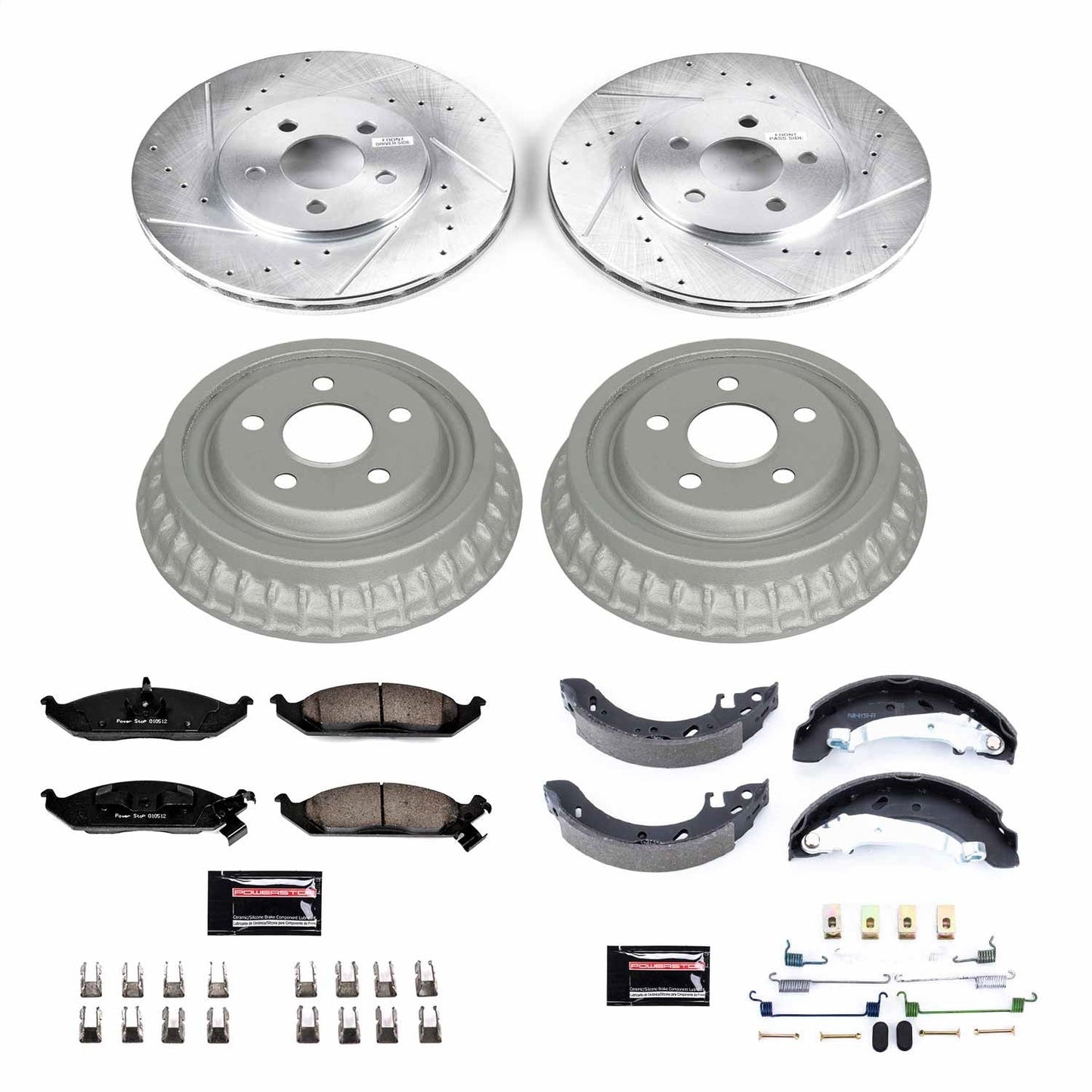 PowerStop Front & Rear Z23 Evolution Sport Brake Kit | Chrysler Cirrus (97-00) (K15160DK)