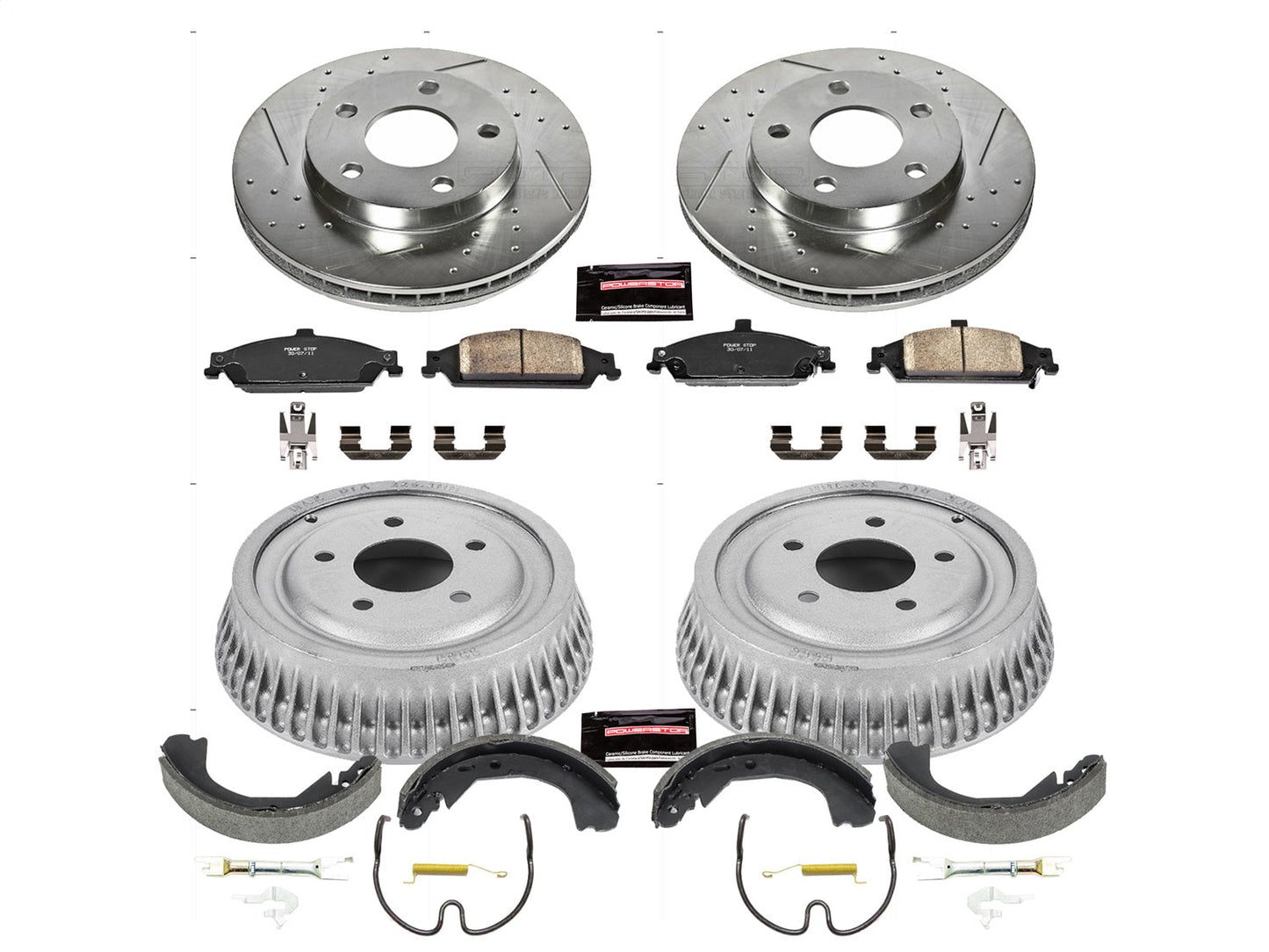 PowerStop Front & Rear Z23 Evolution Sport Brake Kit | Chevrolet Classic (04-05) (K15161DK)