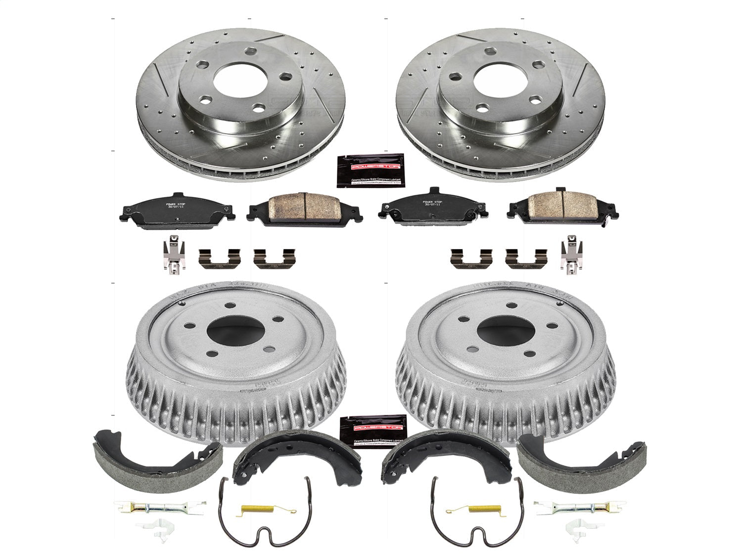 PowerStop Front & Rear Z23 Evolution Sport Brake Kit | Chevrolet Classic (04-05) (K15161DK)