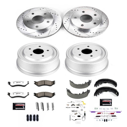 PowerStop Front & Rear Z36 Truck & Tow Brake Kit | Dodge Ram 1500 (00-01) (K15165DK-36)
