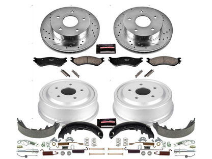 PowerStop Front & Rear Z23 Evolution Sport Brake Kit | Dodge Ram 1500 (00-01) (K15166DK)